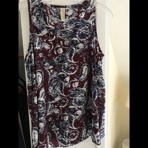 Allison Jay flowy tank top/blouse